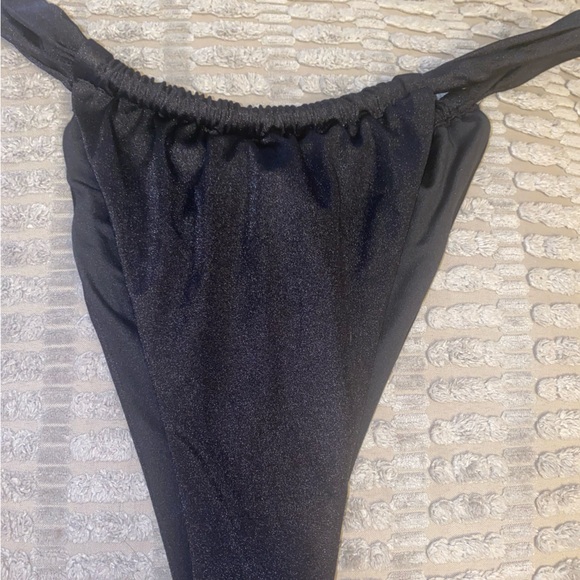 PINK Victoria's Secret Black Swim Bottom - Picture 6 of 7